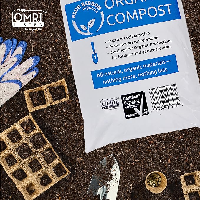 Ribbon Organics OMRI Certified Organic Compost Size: 7.9 Gallons 32-35 Pound Bag