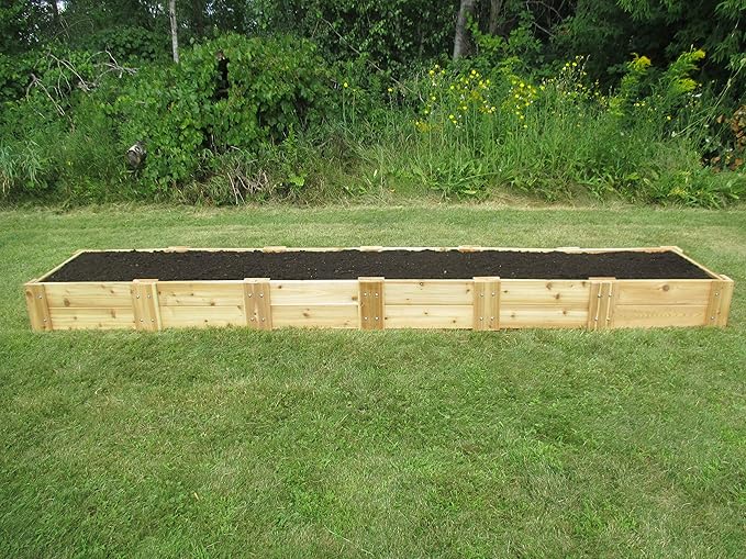 Infinite Cedar Premium Cedar Raised Garden Bed (2' x 12' x 11 H)