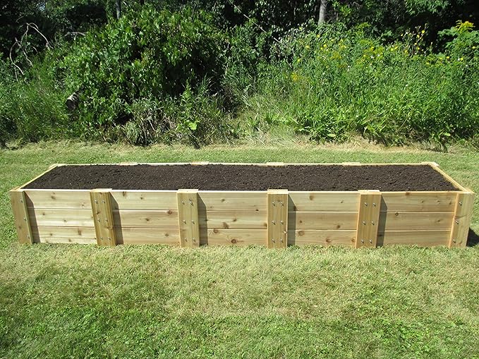 Infinite Cedar Premium Cedar Raised Garden Bed (2' x 10' x 16.5 H)