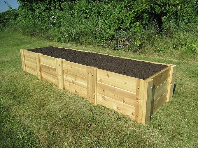 Infinite Cedar Premium Cedar Raised Garden Bed (2' x 8' x 16.5 H)