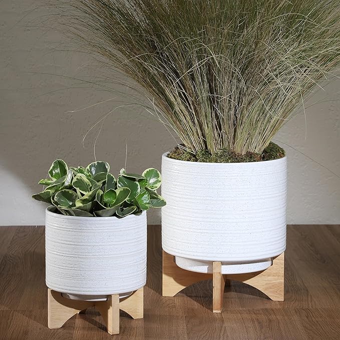Generic S2 810 Planter ON Stand Speckled White