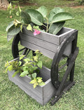 Seny 2 Tier Raised Garden Bed Wooden Elevated Garden Planter Kit Outdoor Indoor Solid Wood 23 x 15 x 21in