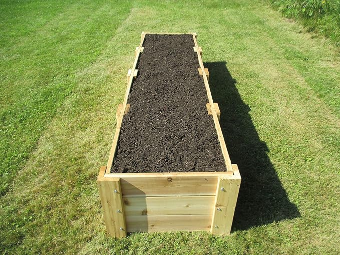 Infinite Cedar Premium Cedar Raised Garden Bed (2' x 8' x 16.5 H)