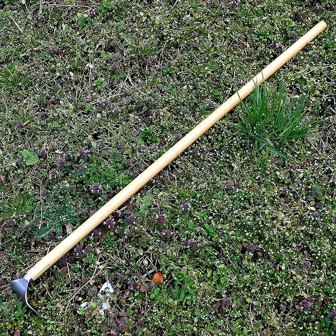 Garden Hoe Long Handle 43 Heavy Duty Japanese Stainless Steel Made in JAPAN Draw Hoe Weeding Tool Stand Up Weeder Hand Tool